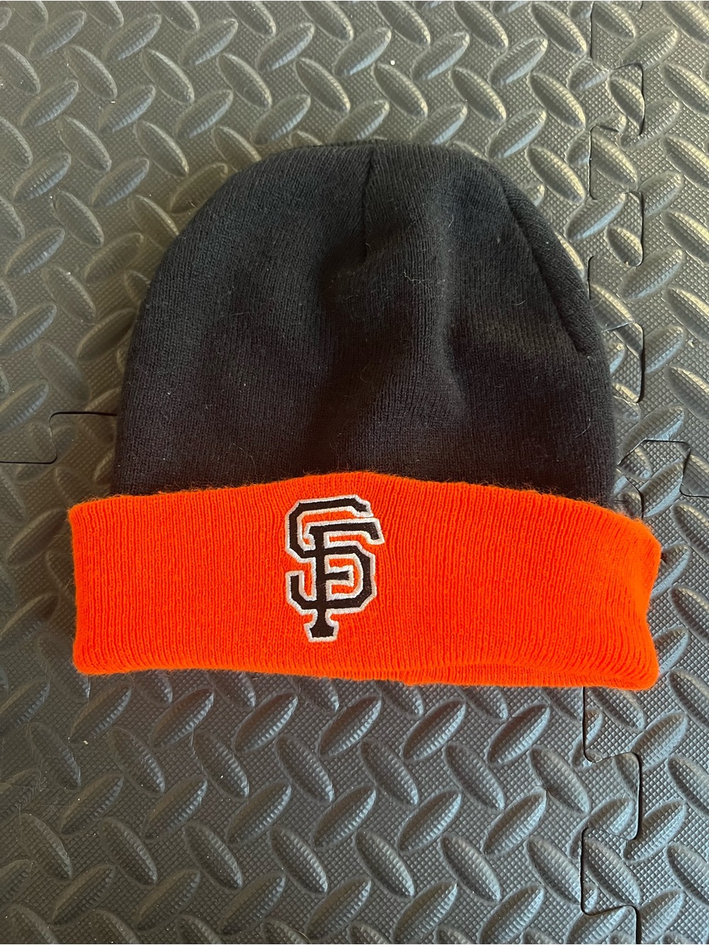 San Francisco Giants Black & Orange Beanie OS SFGiants Baseball MLB Team Gear